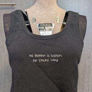 XXL Waffle Knit Black CHNGE No one is illegal